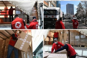 BRC SENDS 4 TRUCKS OF HUMANITARIAN AID FOR VICTIMS OF CONFLICT IN UKRAINE